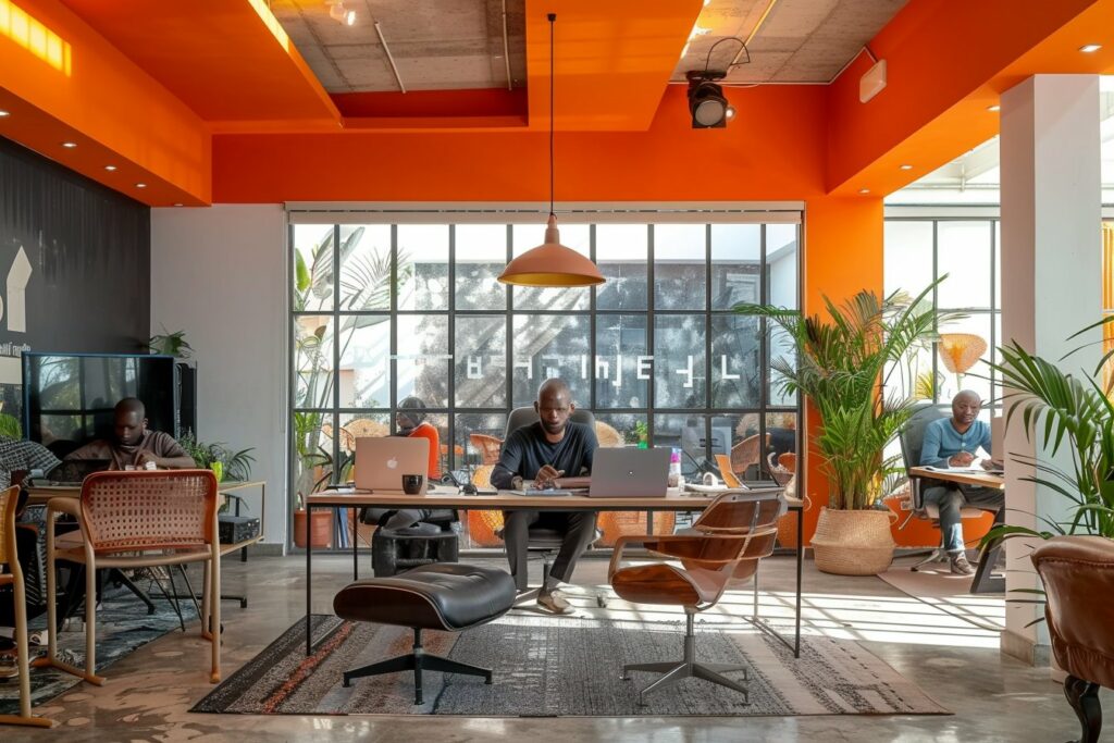Les bureaux de l’agence digitale de référence à Lomé