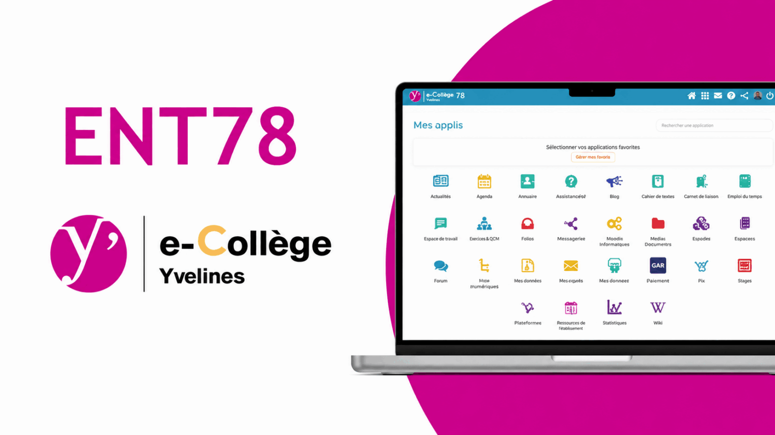 ENT collège 78 : connexion à l’ENT78 des Yvelines en 2026 ent collège 78